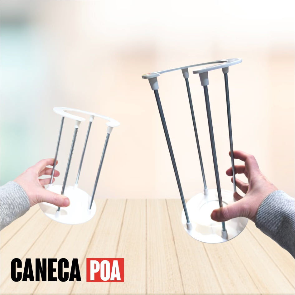 TORRE DE CANECAS - HASTE POLIMERO BRANCA
