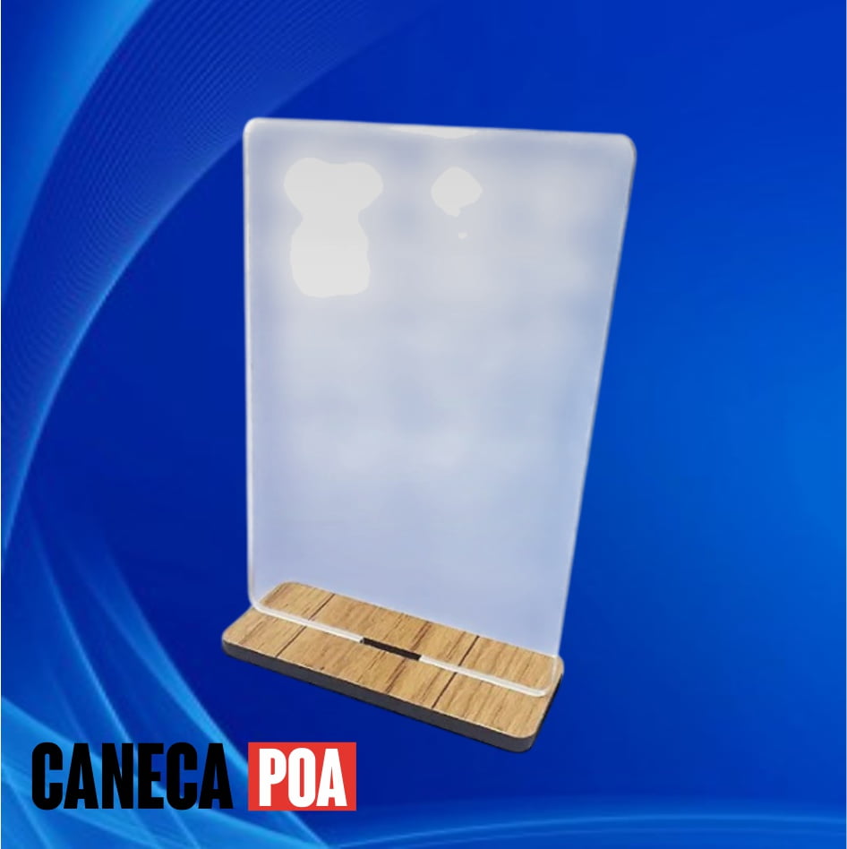 PLACA SPOTIFY 10x15 ACRÍLICO BASE MDF 6mm