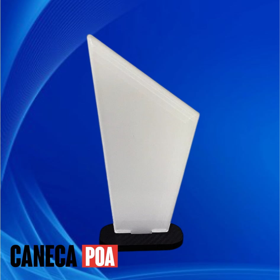 TROFÉU 88x179mm ACRÍLICO 4mm RETROVERSO