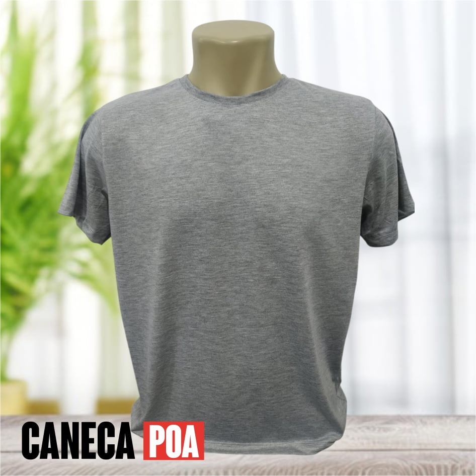 CAMISETA MESCLA ADULTO POLIÉSTER