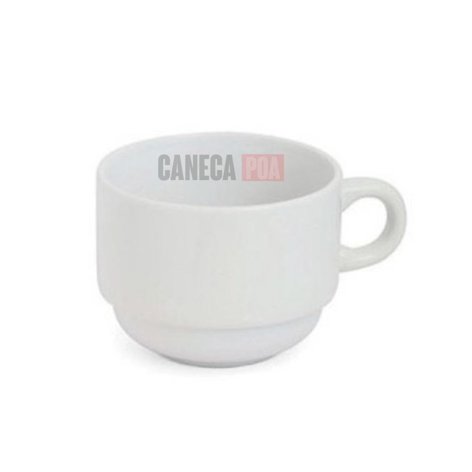 XICARA BRANCA DE CAFÉ 180ML S/PIRES