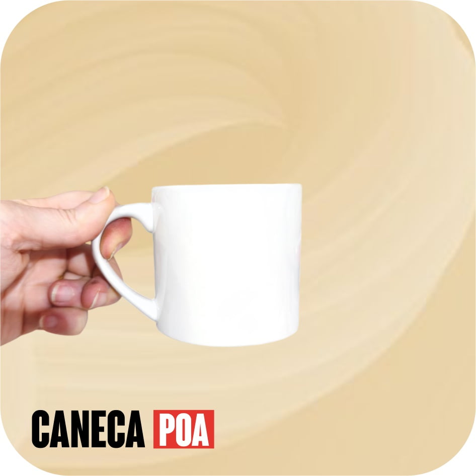 CANECA BRANCA RETA 180ML