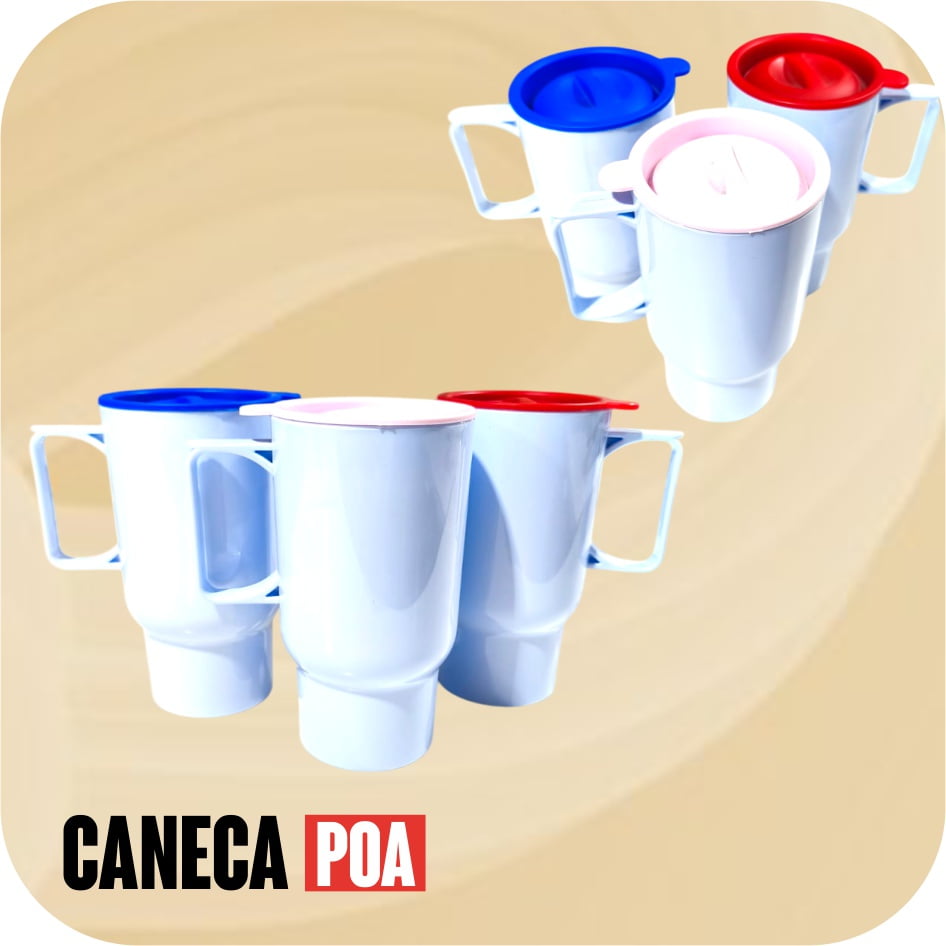 CANECA POLIMERO VEICULAR - 500ML