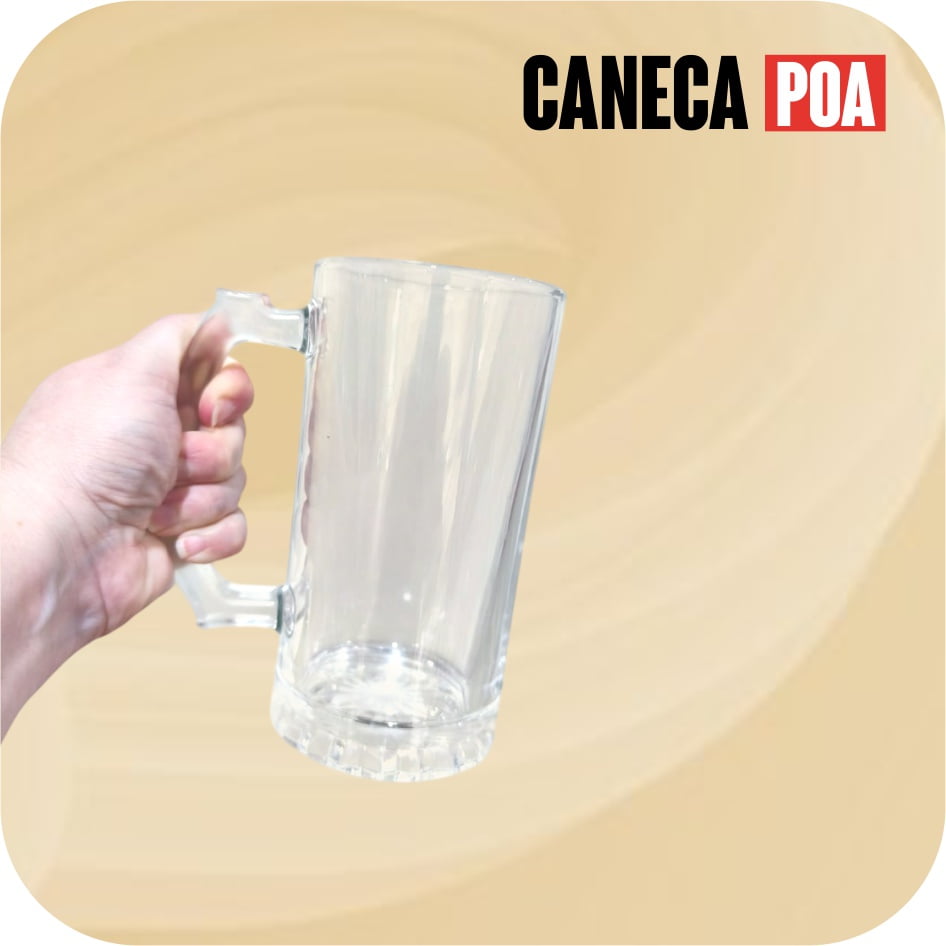 CANECA VIDRO CRISTAL DE CHOPP - 475ML