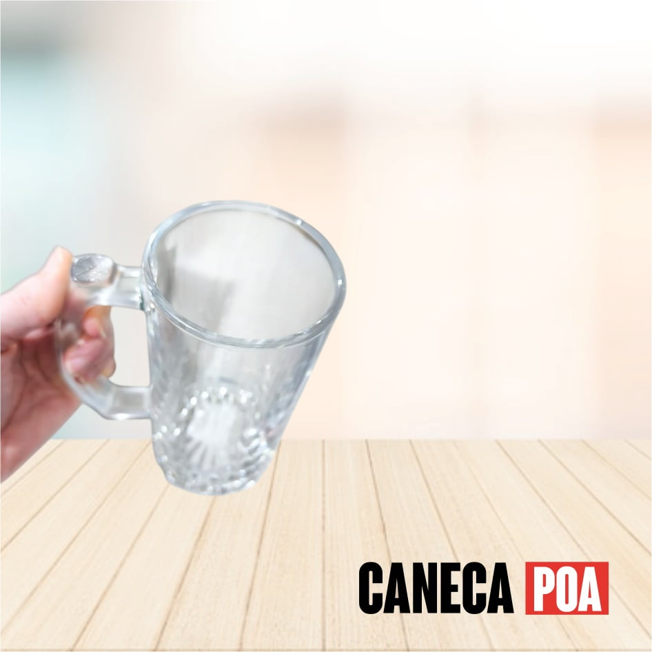 CANECA VIDRO CRISTAL DE CHOPP - 475ML 