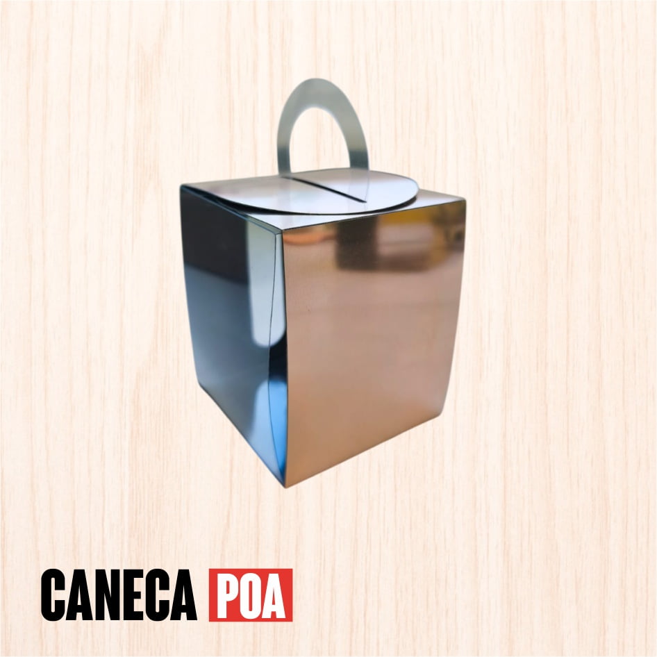 CAIXINHA ACETADO METALIZADA ROSE