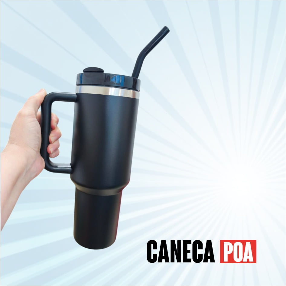 GARRAFA DE INOX COM TAMPA