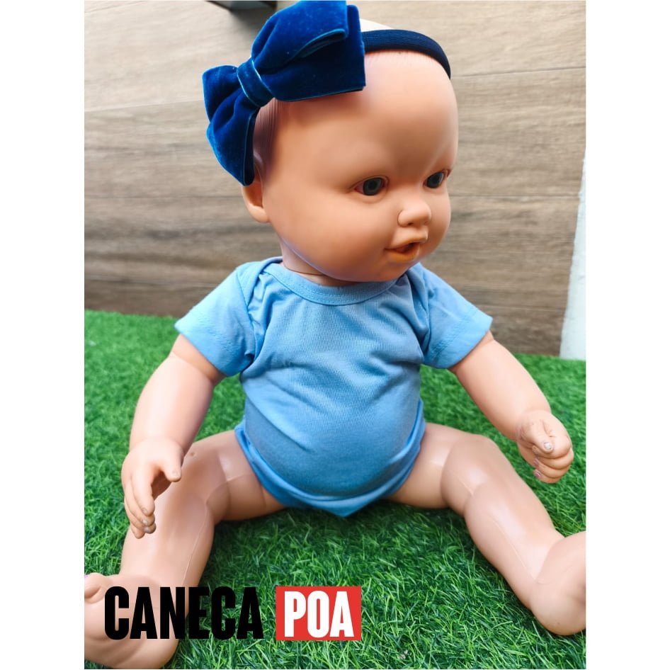 BODY AZUL BEBE POLIÉSTER