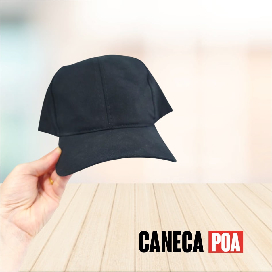 BONÉ SUBLIMÁTICO PRETO