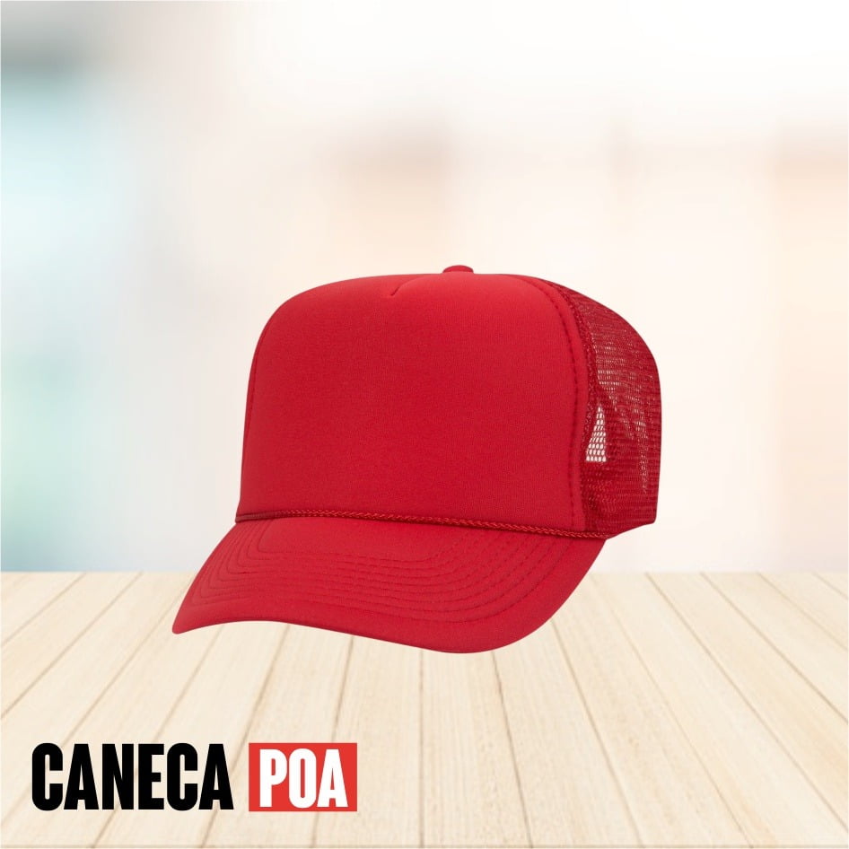BONÉ SUBLIMÁTICO VERMELHO