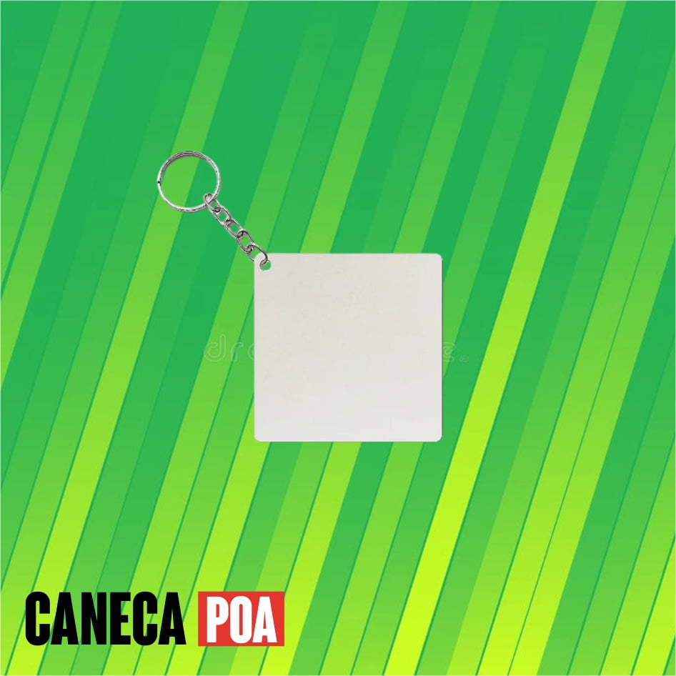 CHAVEIRO DE MDF QUADRADO - 10 UNIDADES 