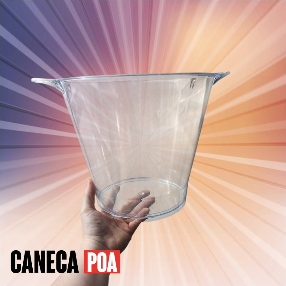 BALDE DE GELO TRANSPARENTE