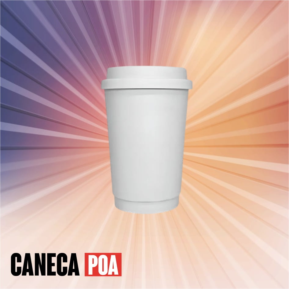 COPOS BUCKS BRANCO COM TAMPA BRANCA