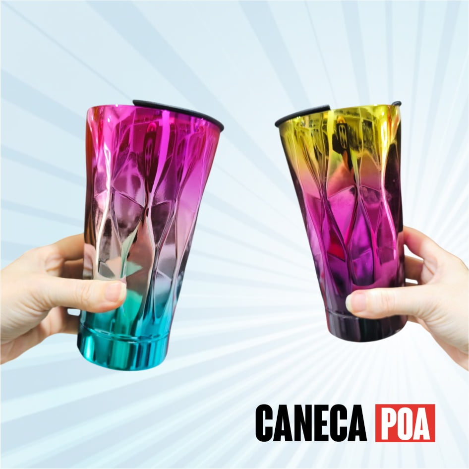 COPO DE INOX COM TAMPA
