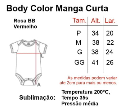 BODY VERMELHO POLIÉSTER