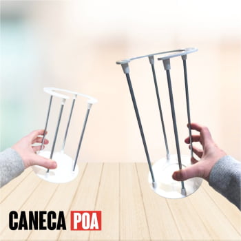 TORRE DE CANECAS - HASTE POLIMERO BRANCA