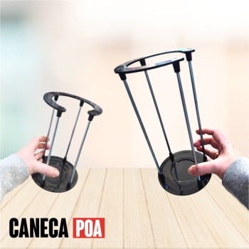 TORRE DE CANECAS - HASTE POLIMERO PRETA
