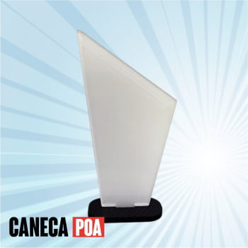 TROFÉU 88x179mm ACRÍLICO 4mm RETROVERSO