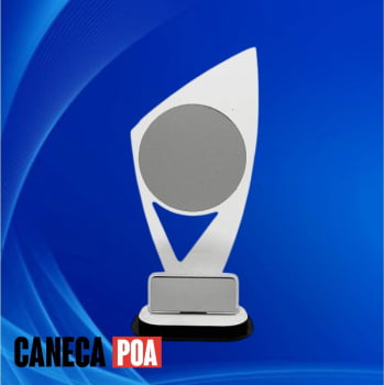TROFÉU ACRÍLICO 3mm ORNAMENTAL 208x96 - APLIQUE EM MDF 3mm