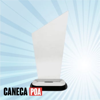 TROFÉU ACRÍLICO 4mm ORNAMENTAL 90x182MM