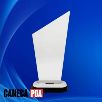 TROFÉU ACRÍLICO 4mm ORNAMENTAL 90x182MM