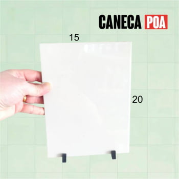 AZULEJO BRANCO SUBLIMATICO - 15X20cm