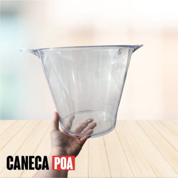 BALDE DE GELO TRANSPARENTE