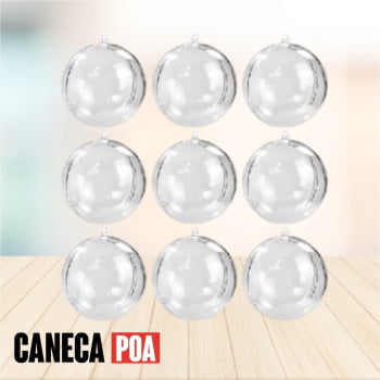 BOLINHA DE ACRÍLICO - Pacote 10 unidades