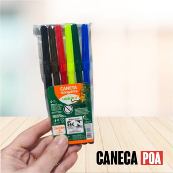 KIT CANETINHAS - 6 CORES