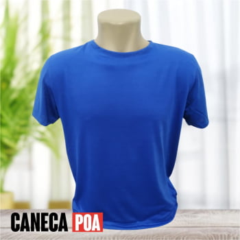 CAMISETA AZUL ROYAL ADULTO POLIÉSTER - P ao G3