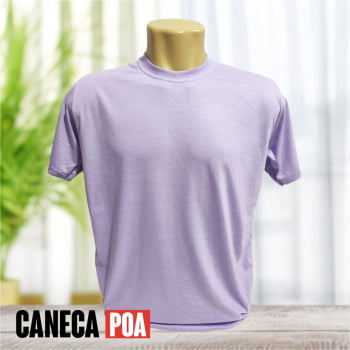 CAMISETA LILÁS ADULTO POLIÉSTER - P ao XGG CAMISETA LILÁS ADULTO POLIÉSTER - P ao XGG