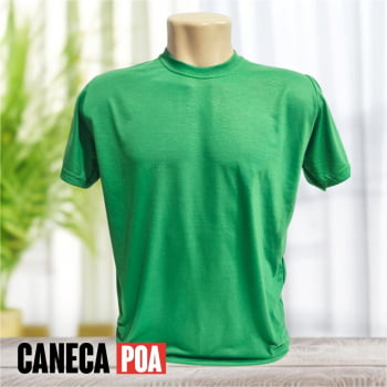 CAMISETA VERDE ADULTO POLIÉSTER - P ao XGG CAMISETA VERDE ADULTO POLIÉSTER - P ao XGG