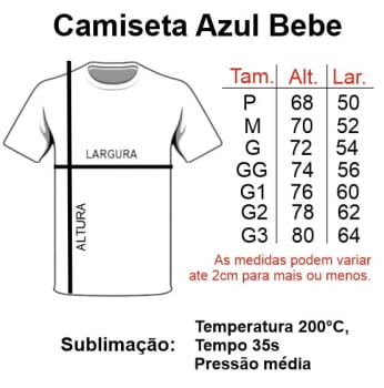 CAMISETA AZUL BEBE ADULTO POLIÉSTER