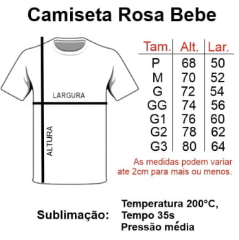 CAMISETA ROSA BEBE ADULTO POLIÉSTER
