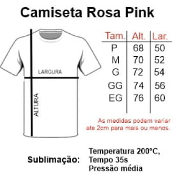 CAMISETA ROSA PINK ADULTO POLIÉSTER