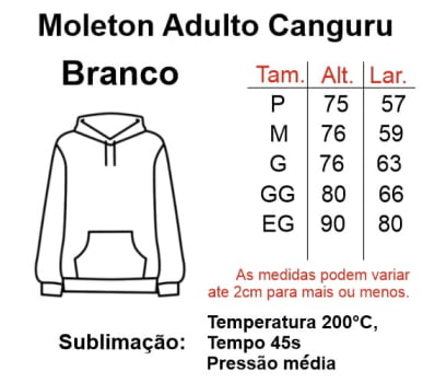 MOLETON BRANCO ADULTO POLIÉSTER