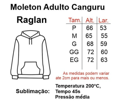 MOLETON RAGLAN ADULTO POLIÉSTER