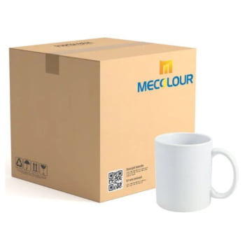 Caneca Branca AAA Premium Mecolour - 36 unidades