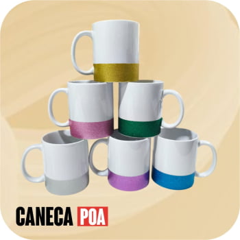 CANECA CERÂMICA BARRA GLITTER CANECA CERÂMICA BARRA GLITTER