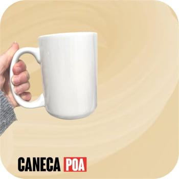 CANECA CERÂMICA BRANCA LIVE 400ML CANECA CERÂMICA BRANCA LIVE 400ML