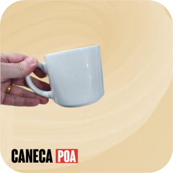 CANECA CERÂMICA BRANCA LIVE LONDON 200ML CANECA CERÂMICA BRANCA LIVE LONDON 200ML
