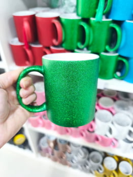 CANECA CERÂMICA GLITTER