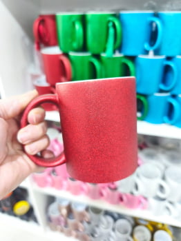 CANECA CERÂMICA GLITTER