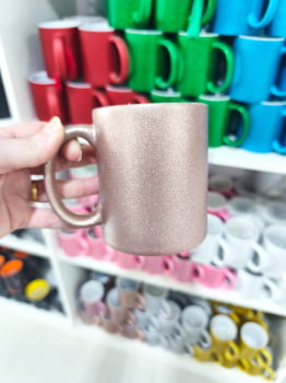 CANECA CERÂMICA GLITTER