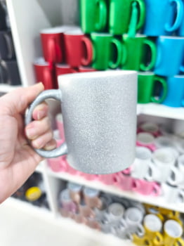 CANECA CERÂMICA GLITTER