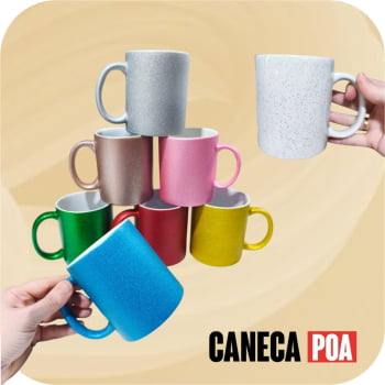CANECA CERÂMICA GLITTER CANECA CERÂMICA GLITTER
