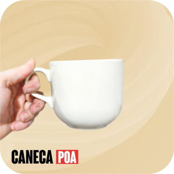 CANECA CERÂMICA TIGELA PEROLADA - 480ml