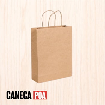SACOLA PAPEL KRAFT M