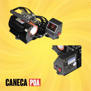 PRENSA DUPLA CILÍNDRICA MECOLOUR 220V - TOUCH