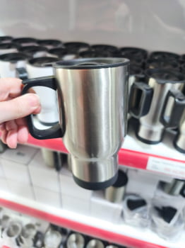 COPO DE INOX COM TAMPA